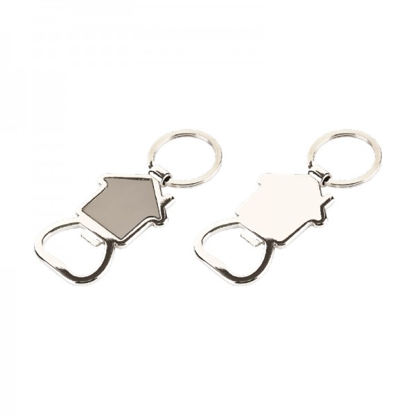 A2-20998 6604 Krom Tek Taraflı Metal Anahtarlık