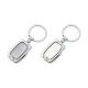 A2-21522 90028 Krom Tek Taraflı Metal Anahtarlık
