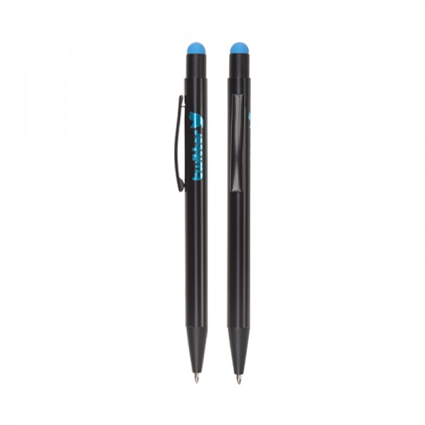 A2-21144 525 Turkuaz Metal Tükenmez Touchpen Kalem