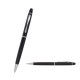 A2-22128 1022 Siyah Metal Tükenmez Touchpen Kalem