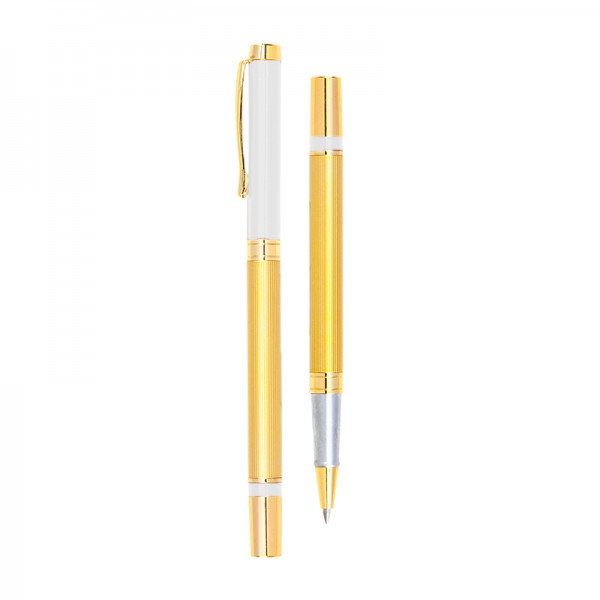 A2-22512 1101 Beyaz Metal Roller Kalem