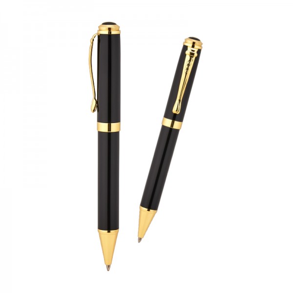 A2-23032 1109-T Siyah Metal Tükenmez Kalem