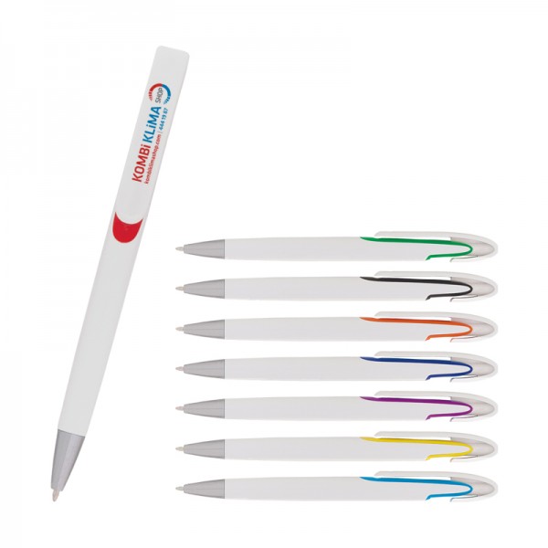 A2-19964 448 Turuncu Plastik Tükenmez Kalem