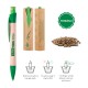 A2-19998 410 Yeşil Tohumlu Geri Dönüşümlü Tükenmez Kalem