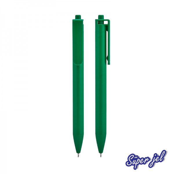 A2-23676 509 Yeşil Plastik Süper Jel Kalem