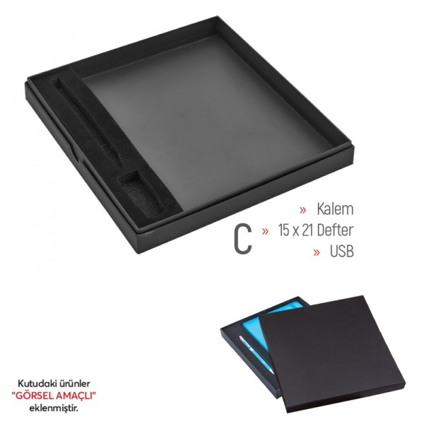 A2-19742 KT-941 Siyah-boş Hediye Set Kutusu