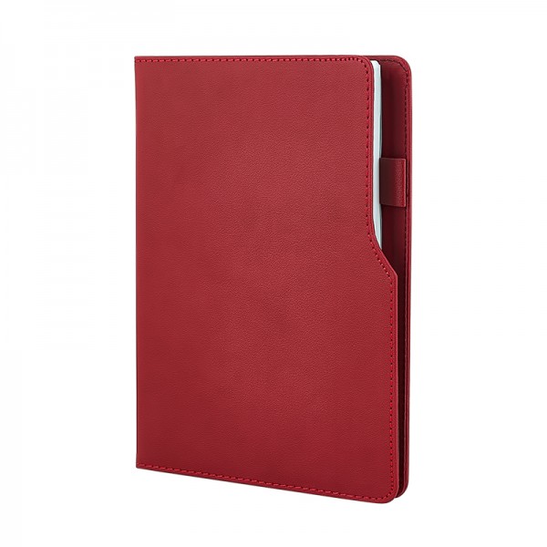 A2-19238 941-HOLMEN Kırmızı Termo Deri̇ Defter (Holmen Kitap Kağıdı)