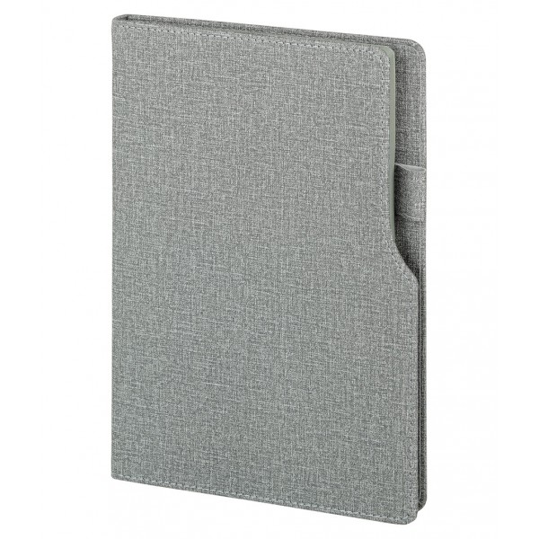 A2-22826 2320 Gri Termo Deri̇ Defter (Ivory Kağıt)