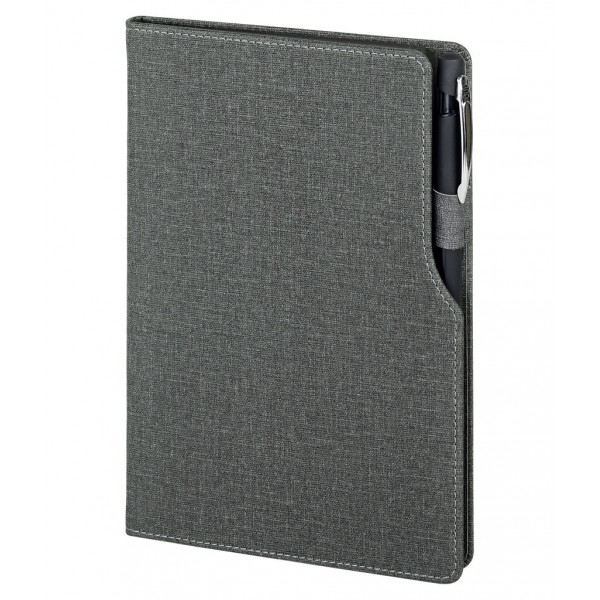 A2-22822 2320 Füme Termo Deri̇ Defter (Ivory Kağıt)