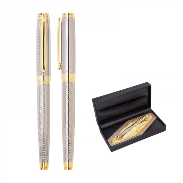 A2-22332 1102-KR Silver Metal Roller Kalem Seti