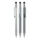 A2-21246 652 Silver Metal Su Terazili - Tornavidalı Touchpen Kalem