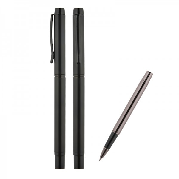 A2-23772 1215-R Siyah Metal Roller Kalem