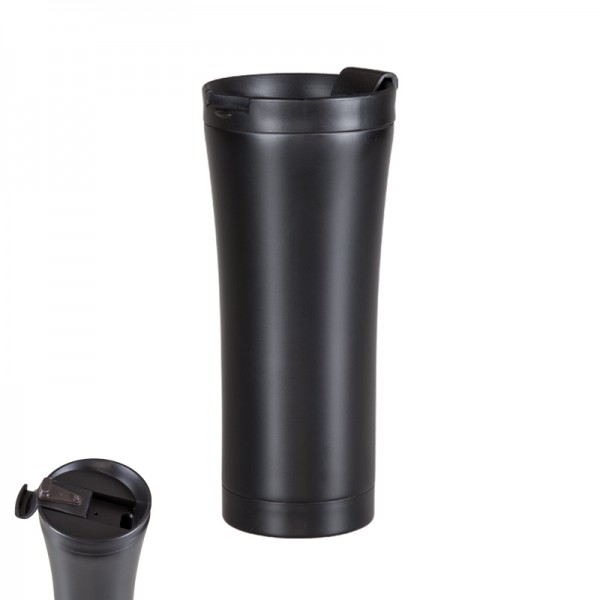 A2-23942 5336 Siyah Çelik Termos / 400 Ml