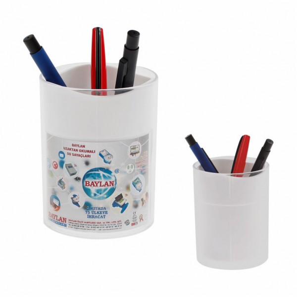 A2-18982 957 Beyaz Pvc-Akrilik Kalemlik