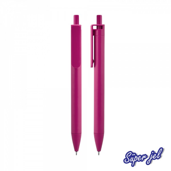 A2-24036 509 Pembe Plastik Süper Jel Kalem
