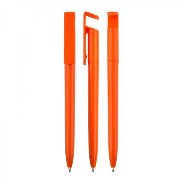 A2-24076 445 Turuncu Çevirmeli Plastik Tükenmez Kalem