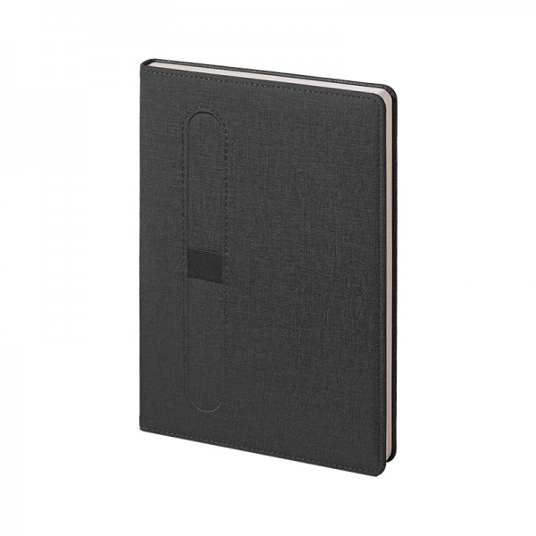 A2-24048 2425 Siyah-Füme Termo Deri̇ Defter