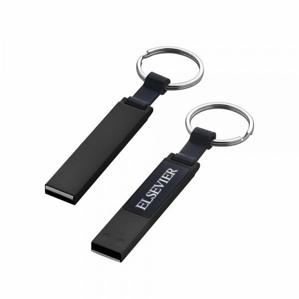 A2-23968 F-204-32 Siyah Kutusuz Işıklı Rubber Usb