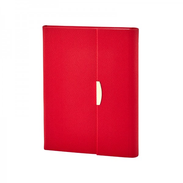 A2-24276 2429 Kırmızı Termo Deri Defter