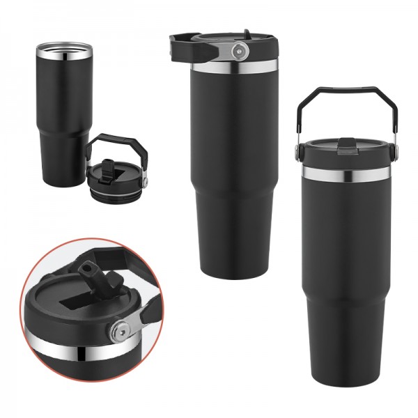 A2-24246 5342 Siyah Çelik Termos / 900 Ml