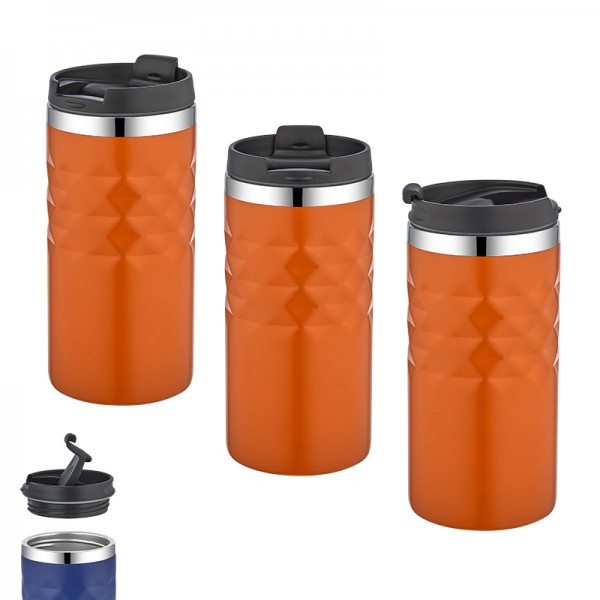 A2-24086 5340 Turuncu Çelik Termos / 300 Ml