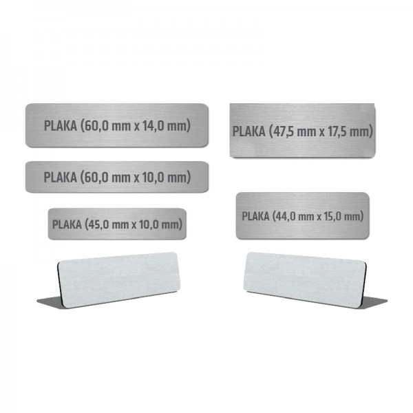 A2-22612 Metal Plaka-4510 Uni Metal Plaka