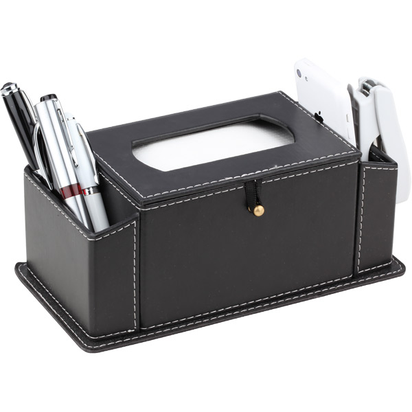 A2-40920 Deri Masaüstü Organizer (Peçetelik)