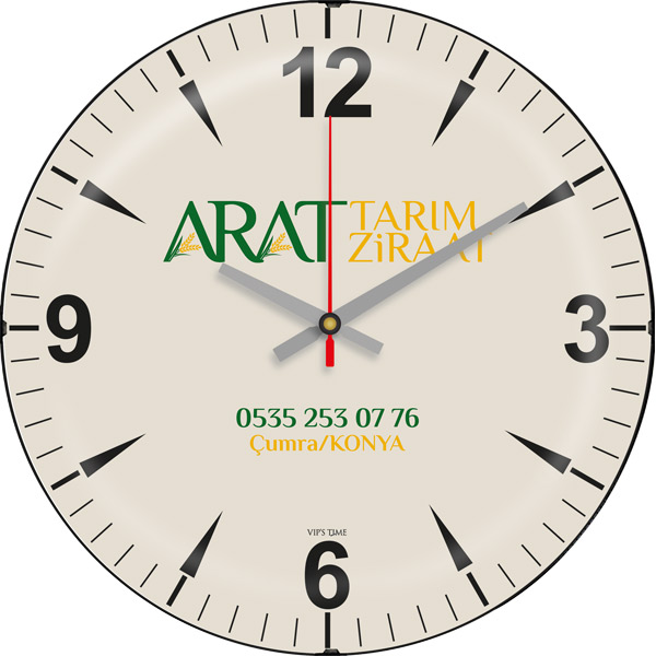 A2-28116 Bombe Cam Duvar Saati