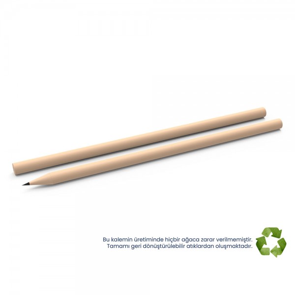 A2-30576 Yuvarlak Naturel Kurşun Kalem