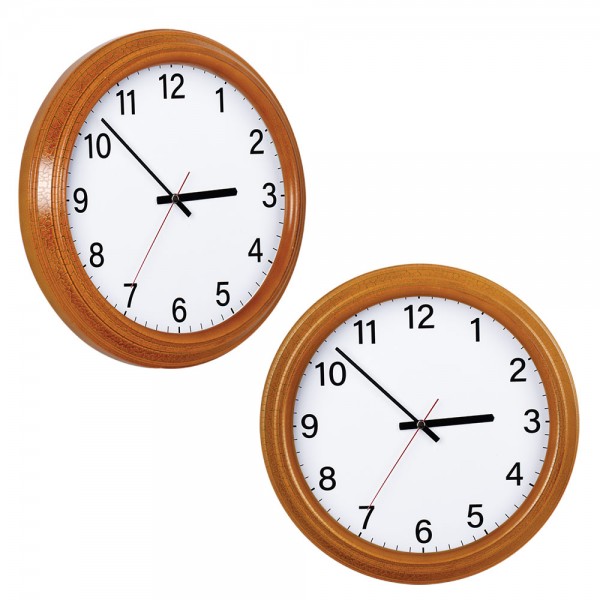 A2-2608 Ahşap Desenli Plastik Duvar Saati A2-2608 Ahşap Desenli Plastik Duvar Saati