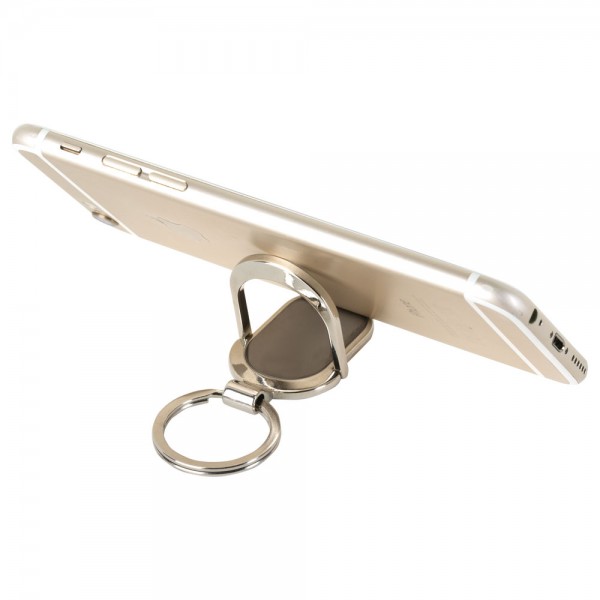 A2-23776 Telefon Standlı Metal Anahtarlık